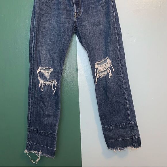 501 Levi’s Straight Jeans Size 27 - Picture 4 of 9